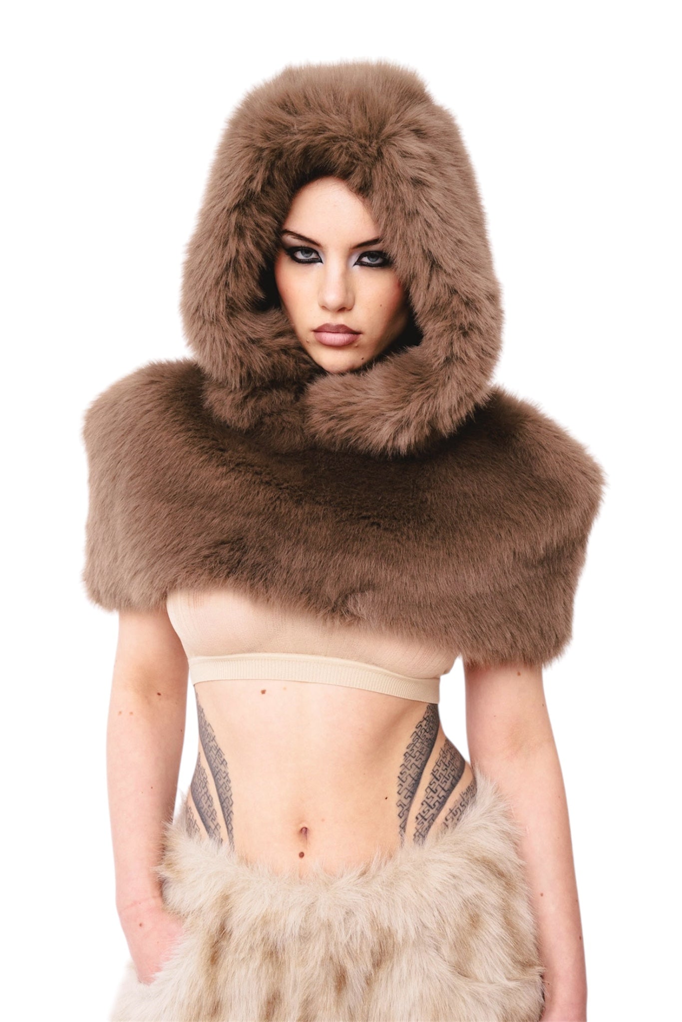 Nonchalant Hooded Shoulders