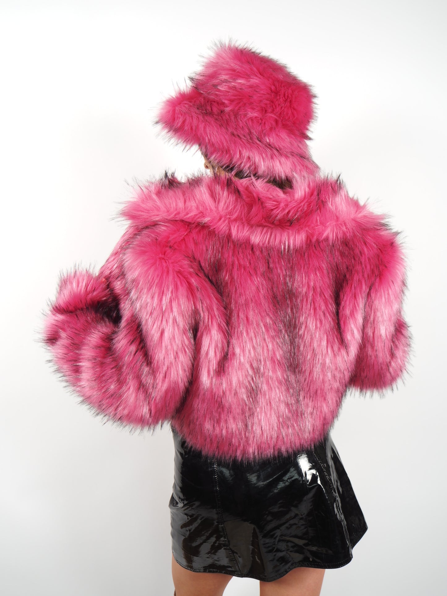 Hot Pink Cropped Jacket