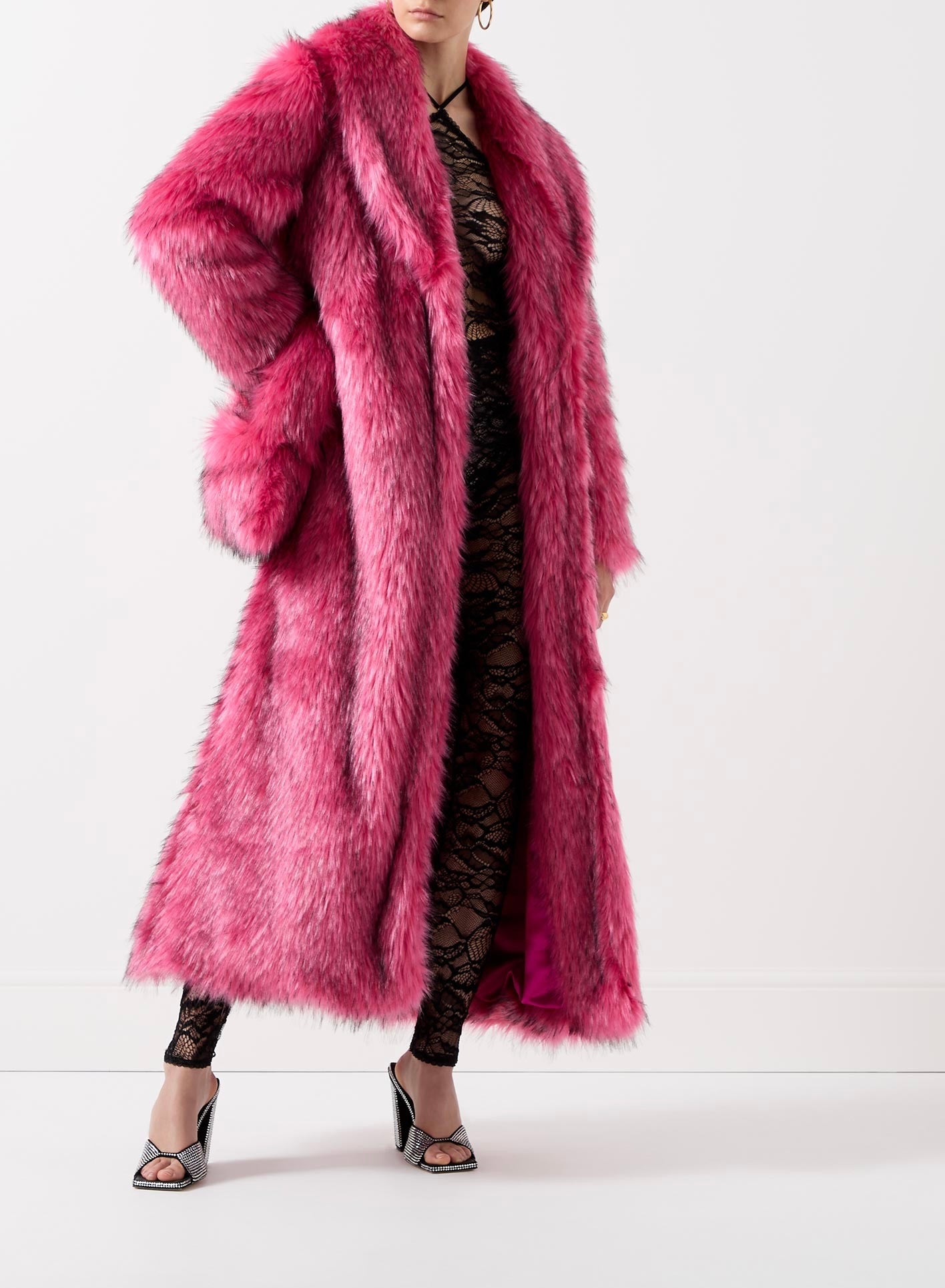 Do You Know What Else Is Pink Full Length Coat