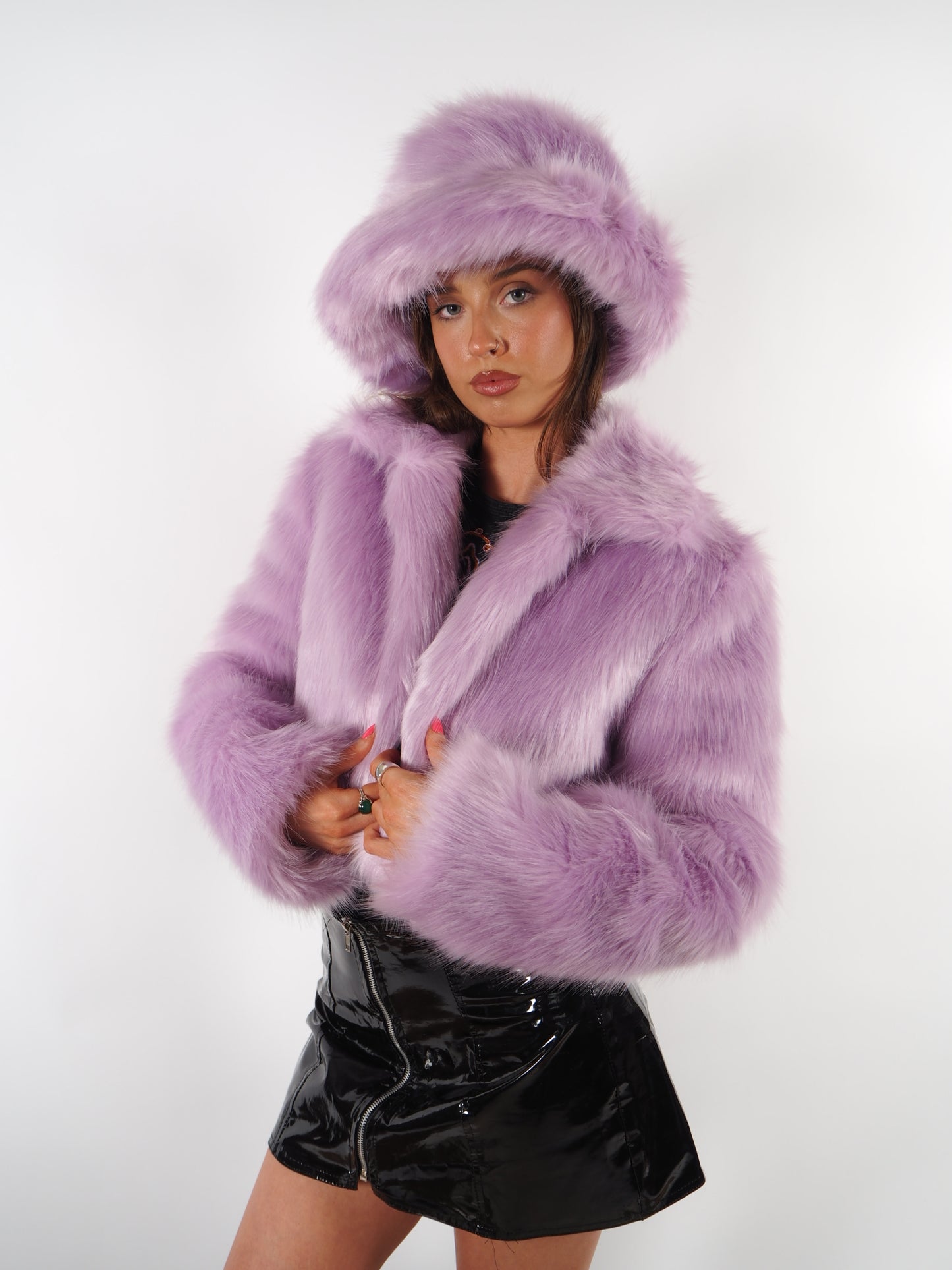 Lilac Jacket “I can’t be standing in the rain I’m top floor getting brain”