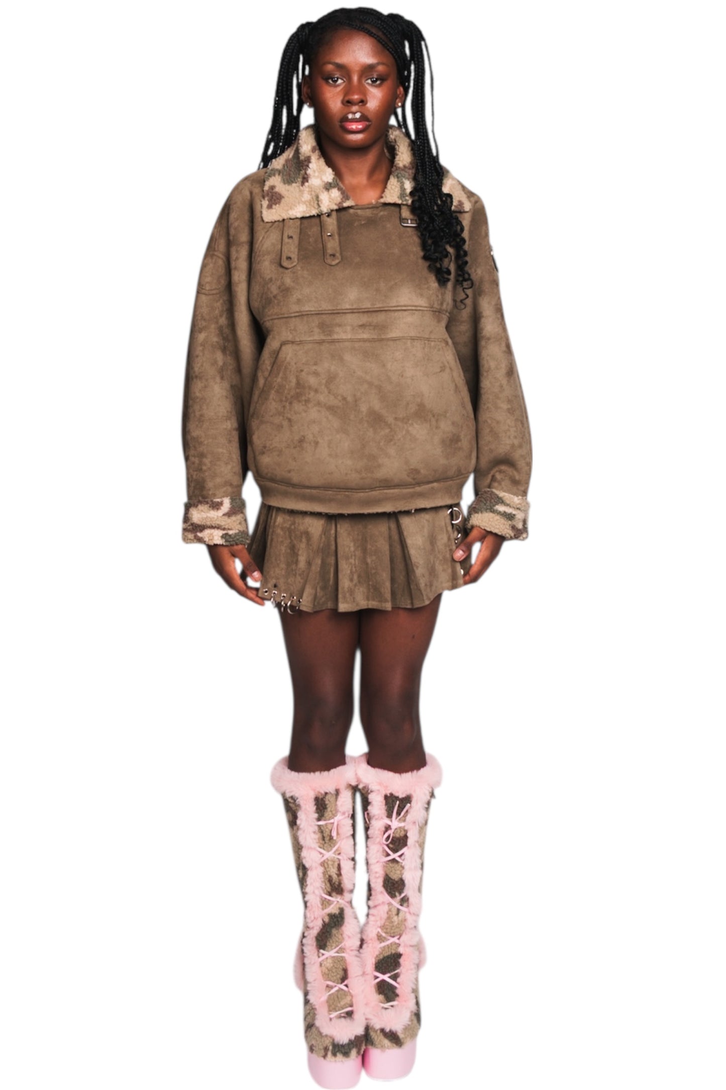 Kiss Me I’m Irish Suede Jumper