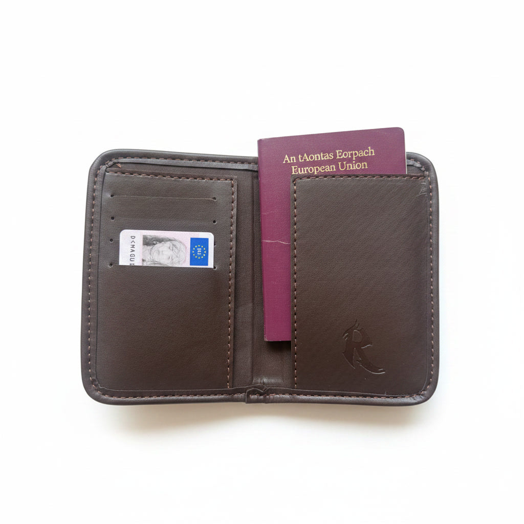 The Snow Leopard Passport Wallet