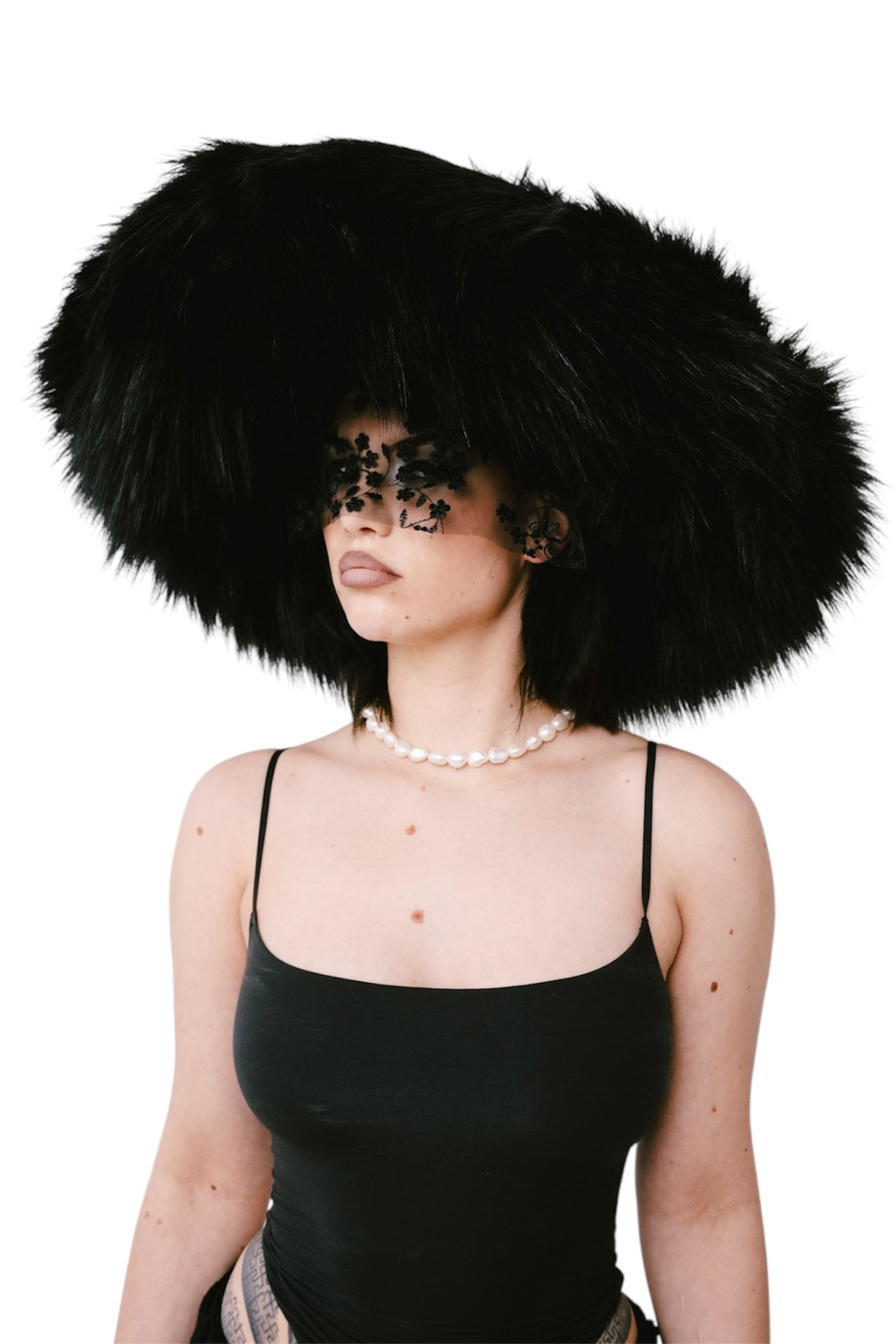 Oversized Custom Black Hat