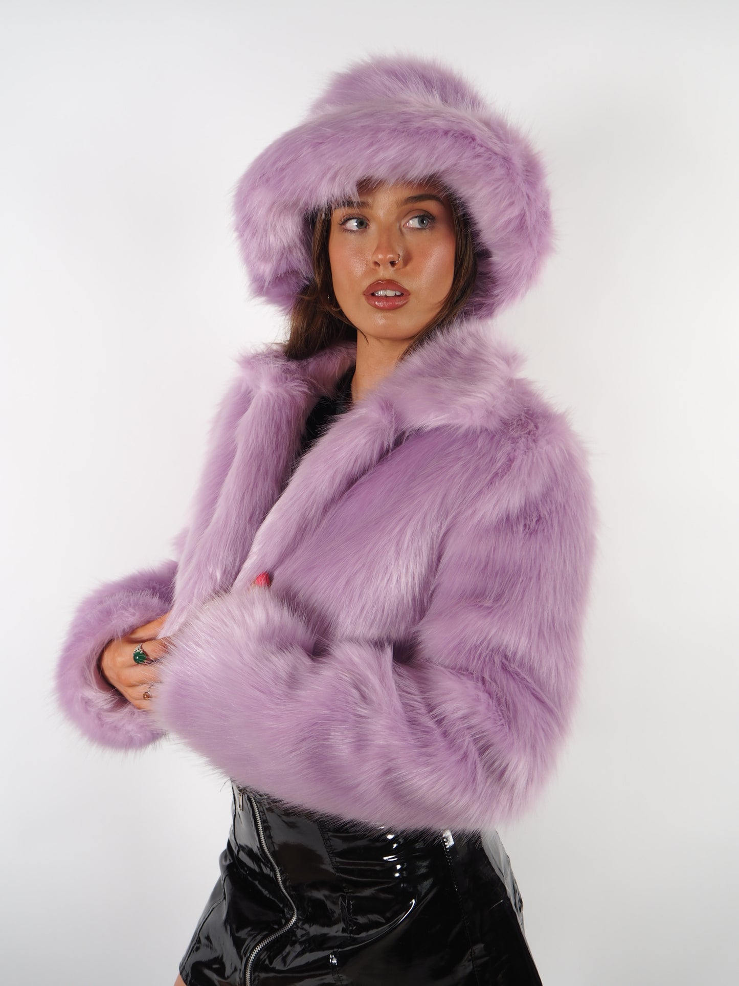 Lilac Jacket “I can’t be standing in the rain I’m top floor getting brain”