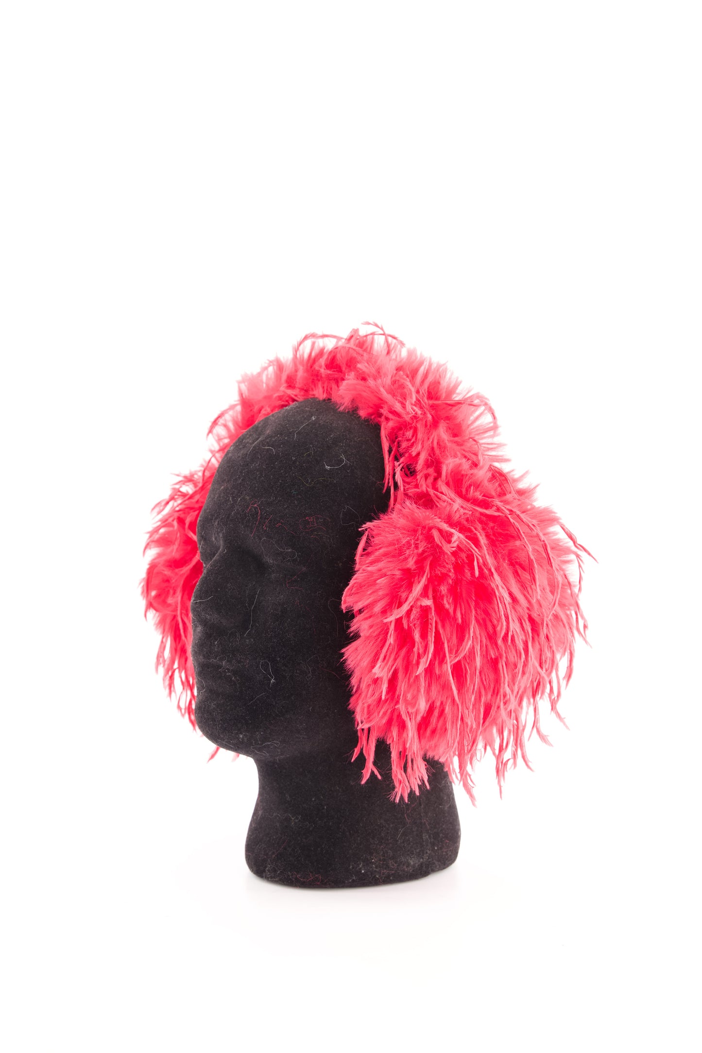 Plush Feathered Earmuffs