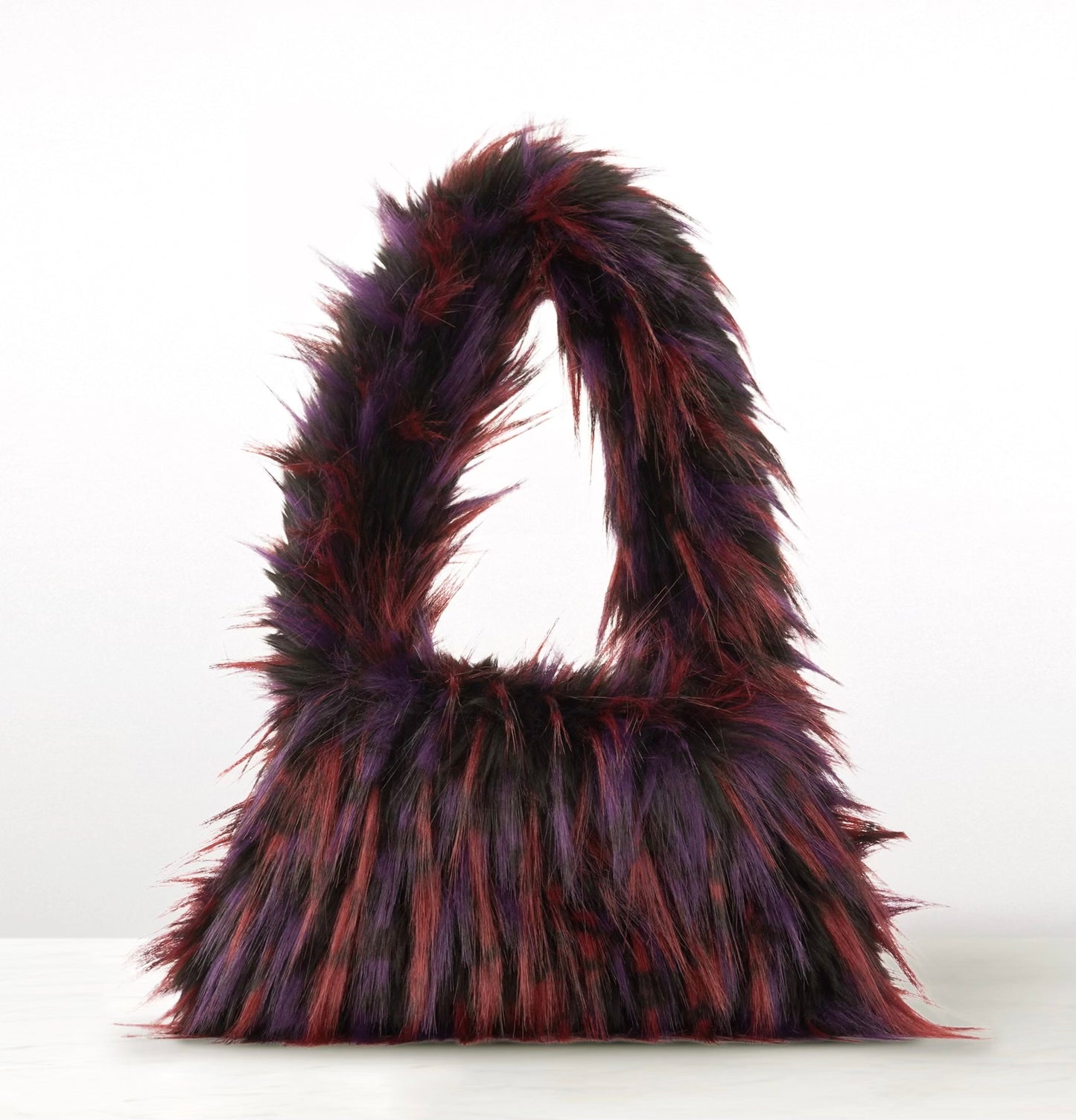 Put A Price On My Wrist Faux Fur Handbag