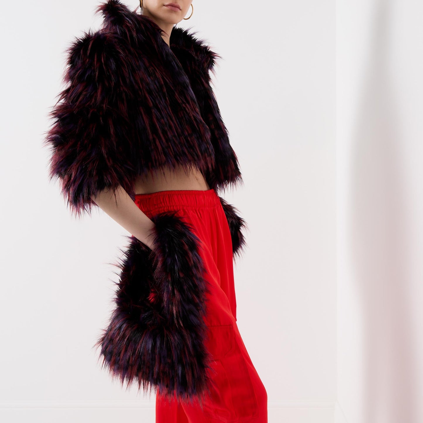 Put A Price On My Wrist Faux Fur Handbag