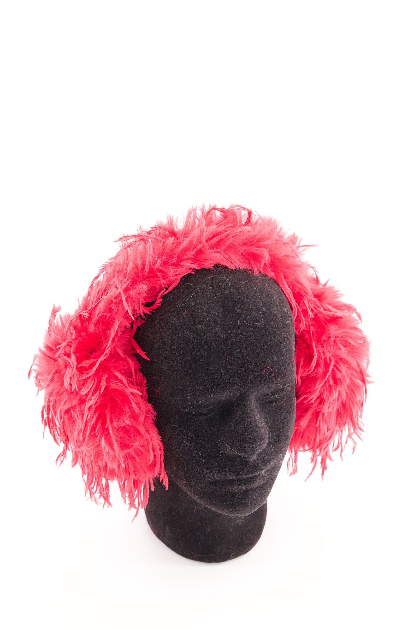 Plush Feathered Earmuffs