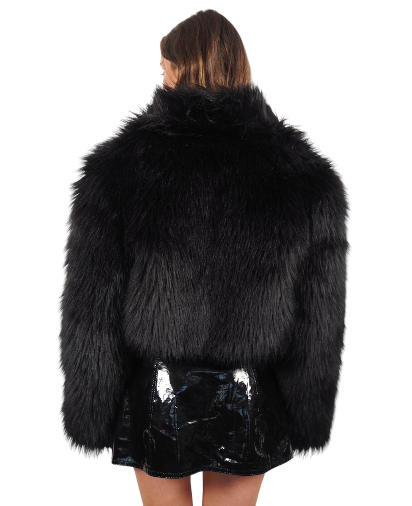 Black Ink Cropped Jacket