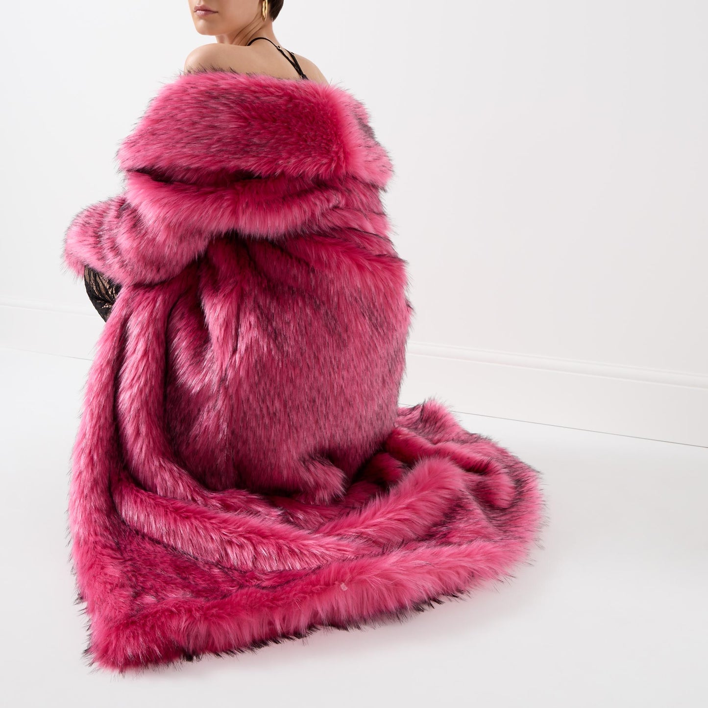 Do You Know What Else Is Pink Full Length Coat