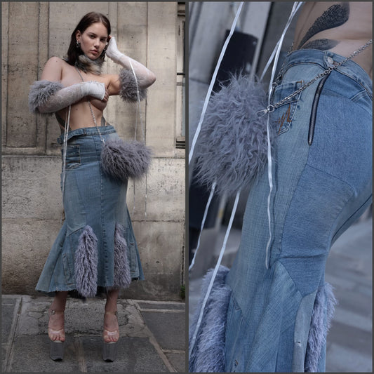 Denim skirt