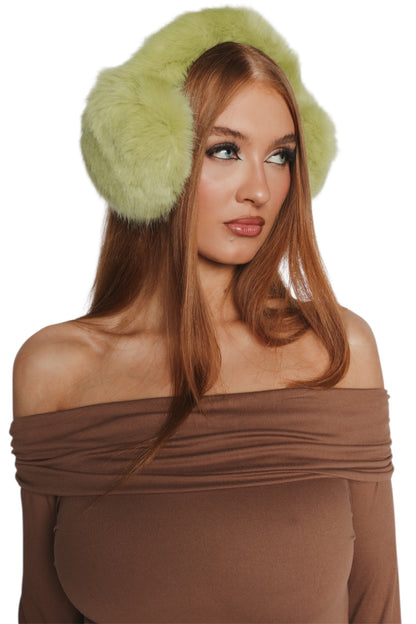 Lime Green Earmuffs