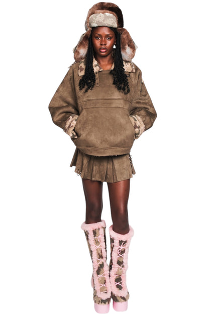 Kiss Me I’m Irish Suede Jumper