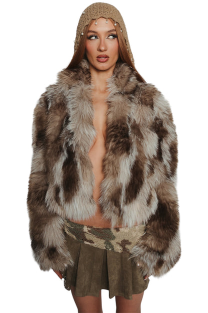 Camo Fur Jacket