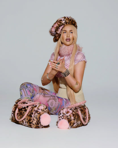 The Pink Inside Beret