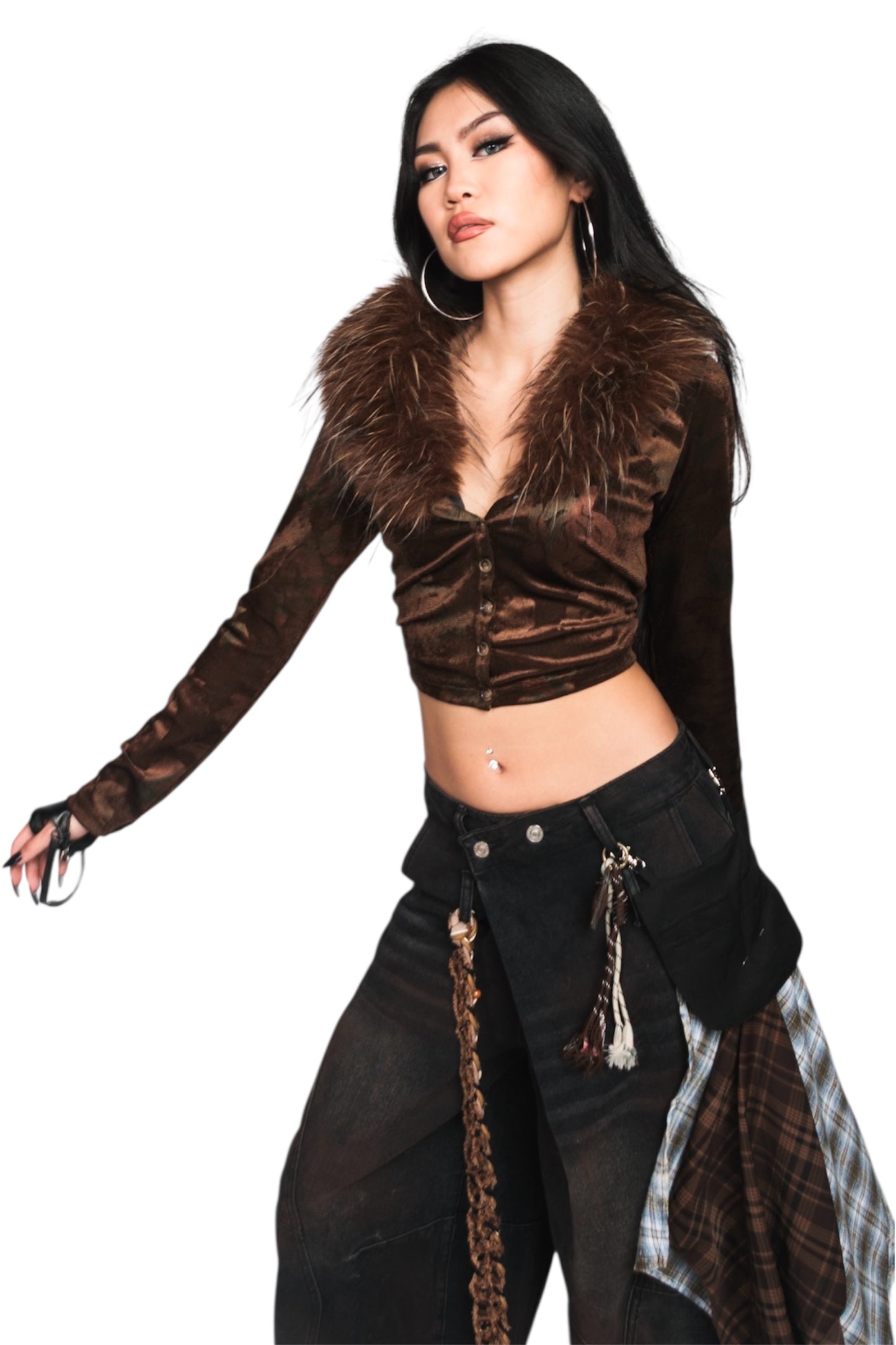 Crossover Crotch Trousers