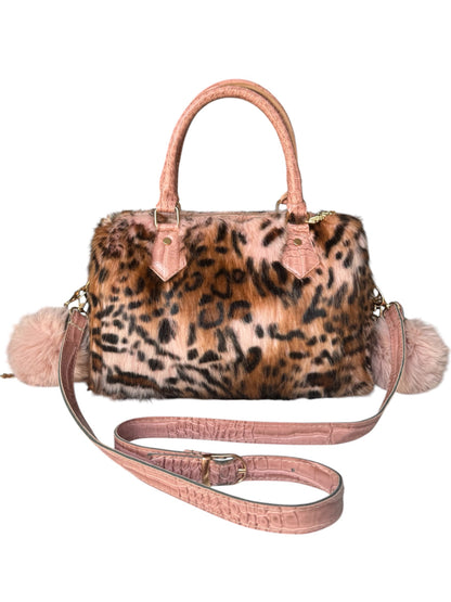 Do you know what else is pink inside? GOLD SQUARE DUFFLE (pre order)