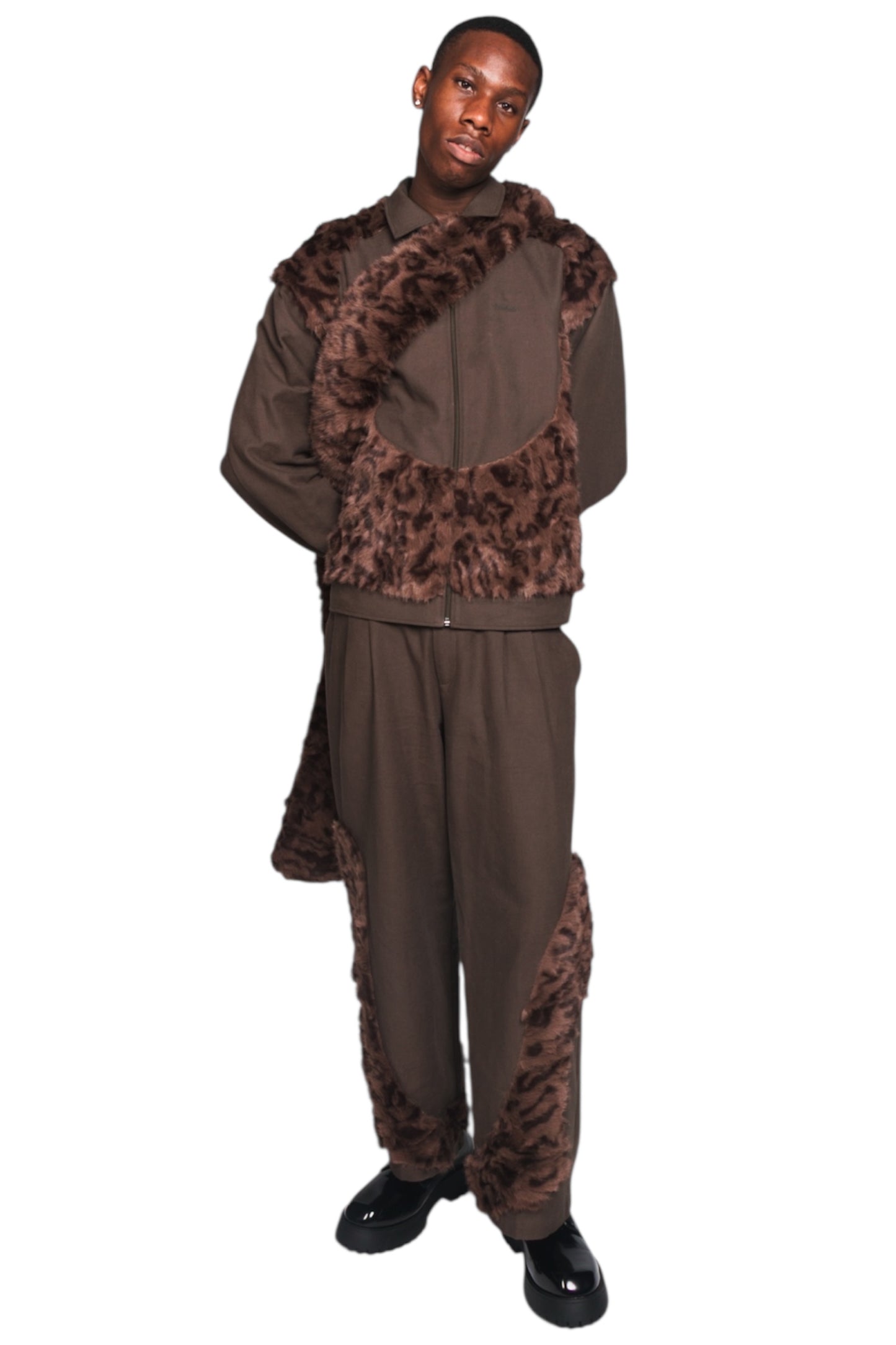 Pellador x Rashhiiid Suit & Puffer Bag