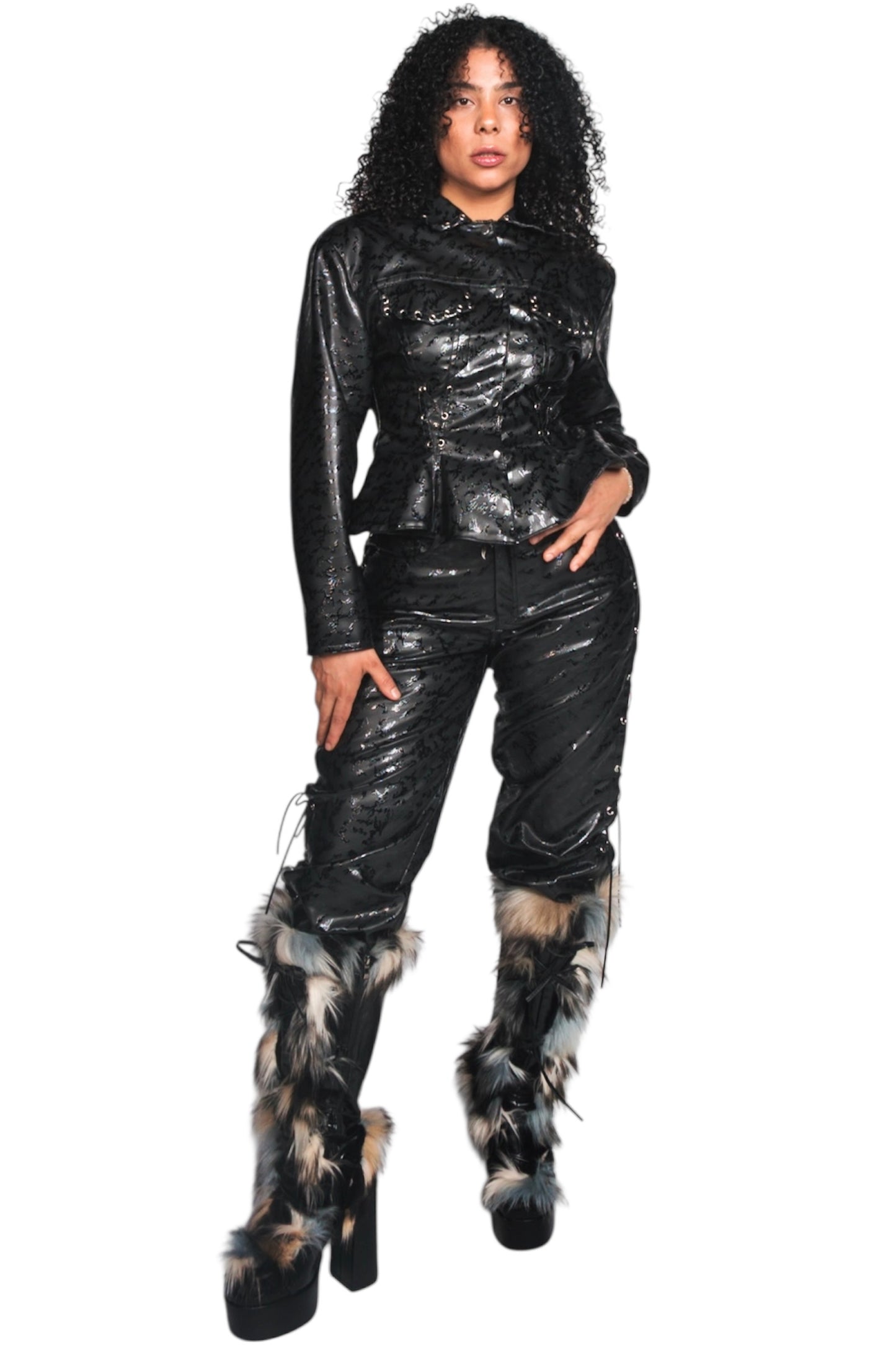 The Dragon Faux Leather Suit