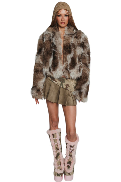 Camo Fur Jacket