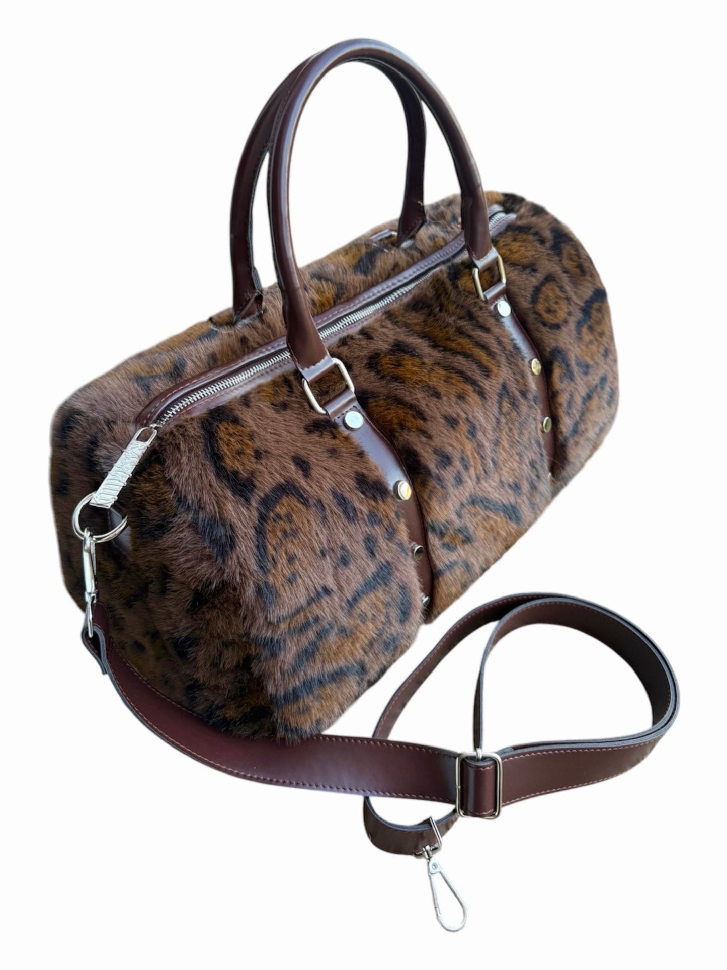 PRE ORDER - Chocolate Jetset Duffle Bag - Travel With Swag