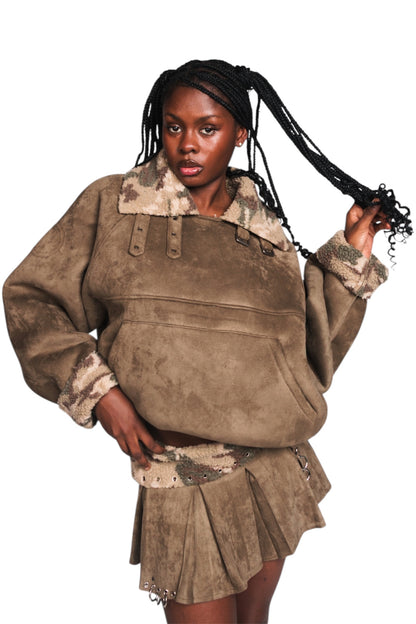 Kiss Me I’m Irish Suede Jumper