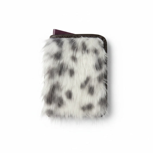 The Snow Leopard Passport Wallet