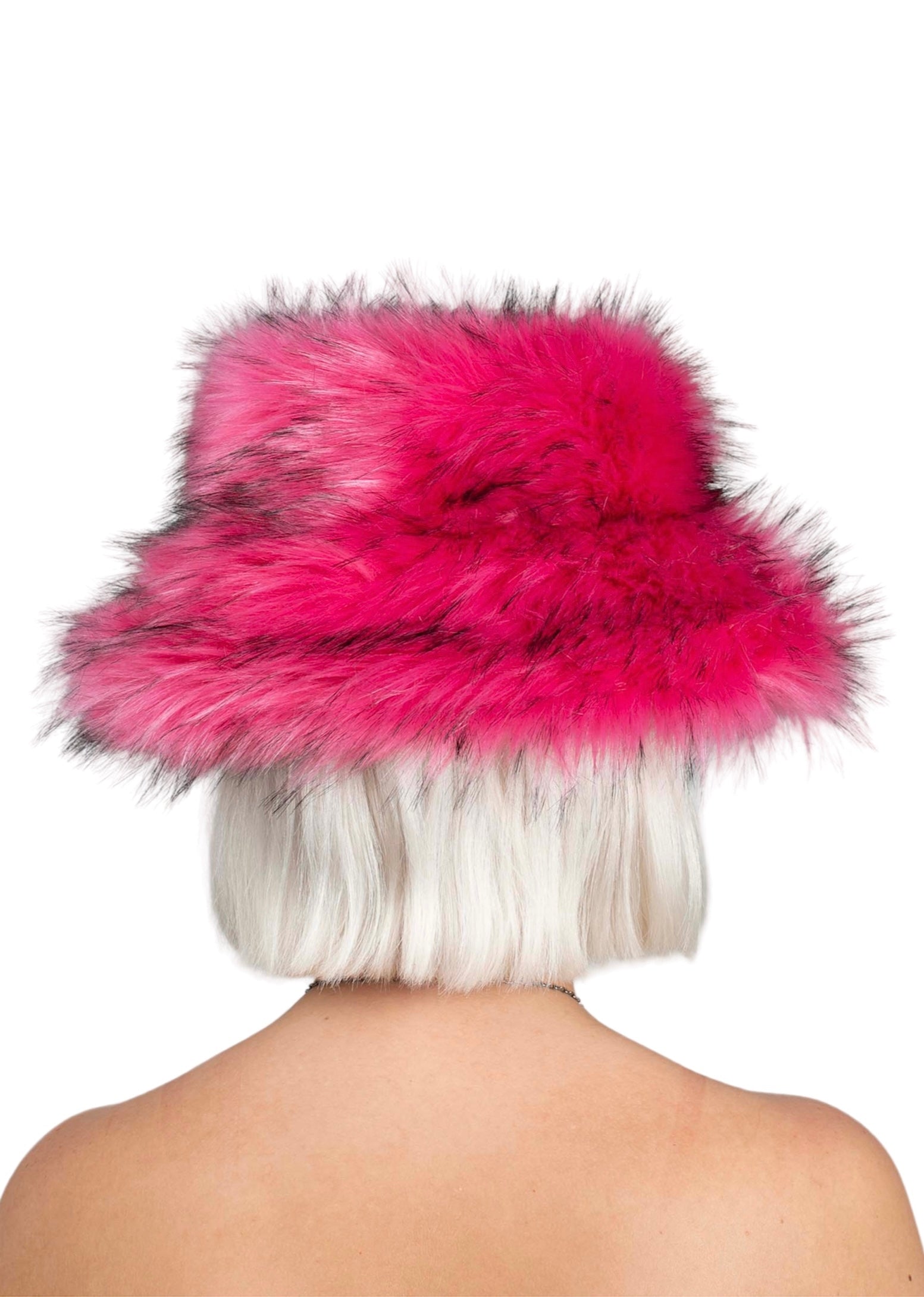 【希少】 rashhiiid faux fur pink hat ファー帽子ピンク